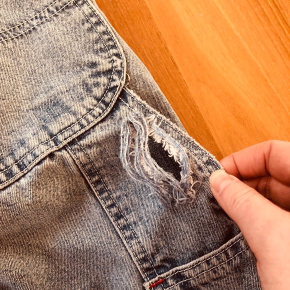 Vintage 1980’s IKEDA Denim Overalls • M/L - Picture 5 of 8